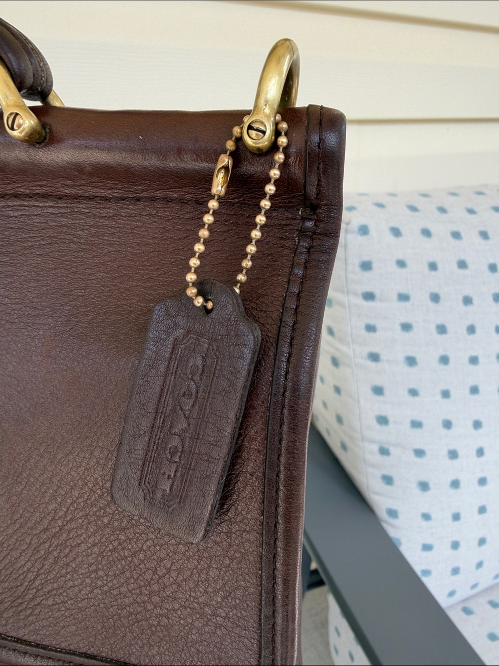 Coach Willis Bag in Mahogany from 1996 in great vintage condition, w/dust bag - Picture 2 of 14